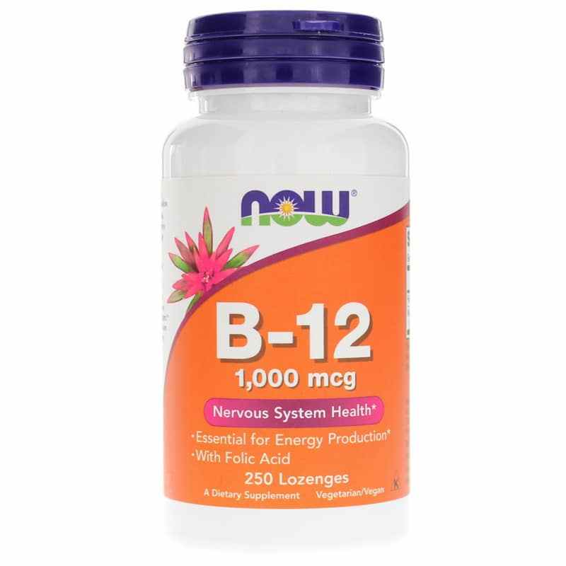 B-12 1000 Mcg, NOW Foods