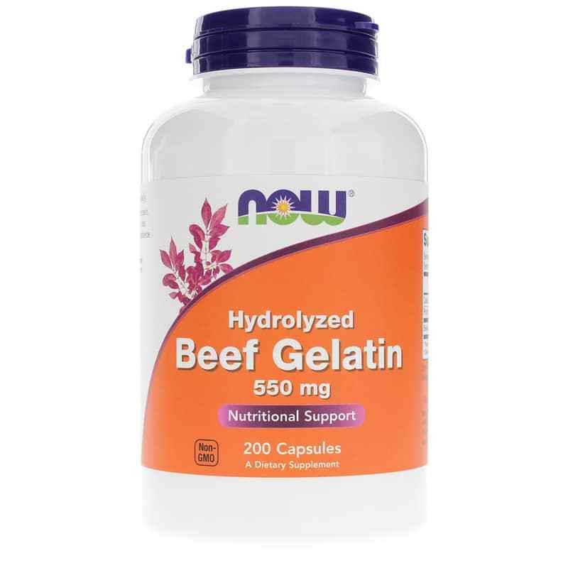 Beef Gelatin 550 Mg, NOW Foods