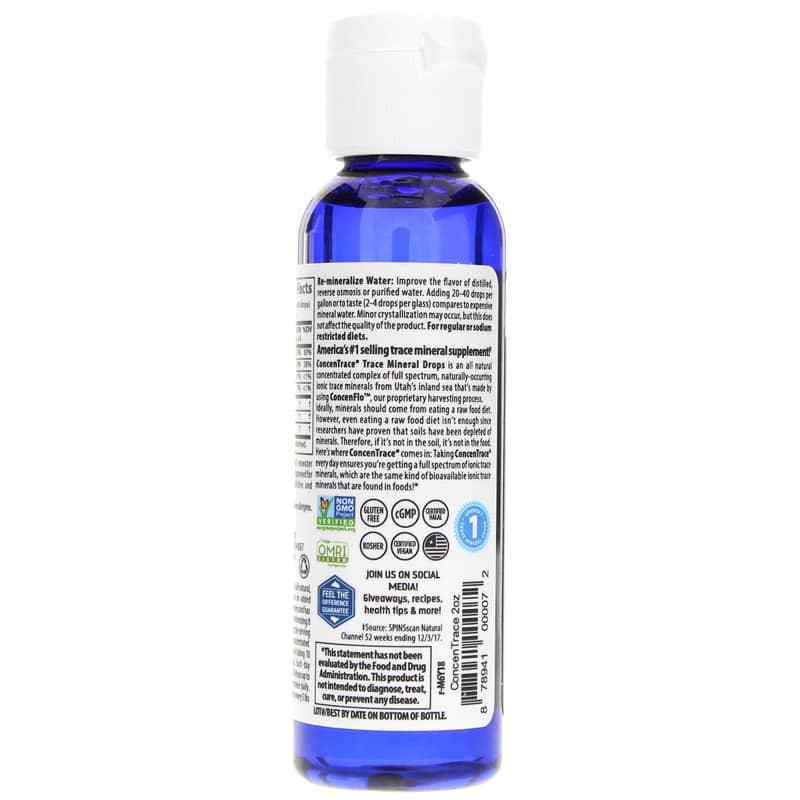 ConcenTrace Trace Mineral Drops, Trace Minerals Research