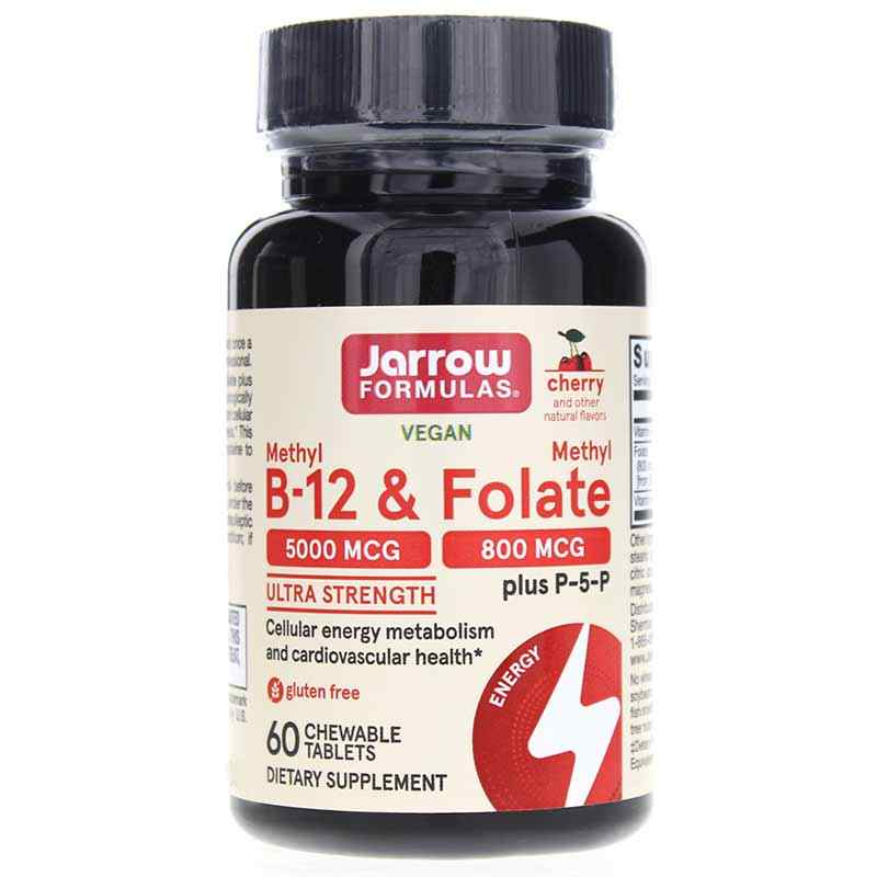 Methyl B-12 & Methyl Folate Cherry, 60 Lozenges, JRF