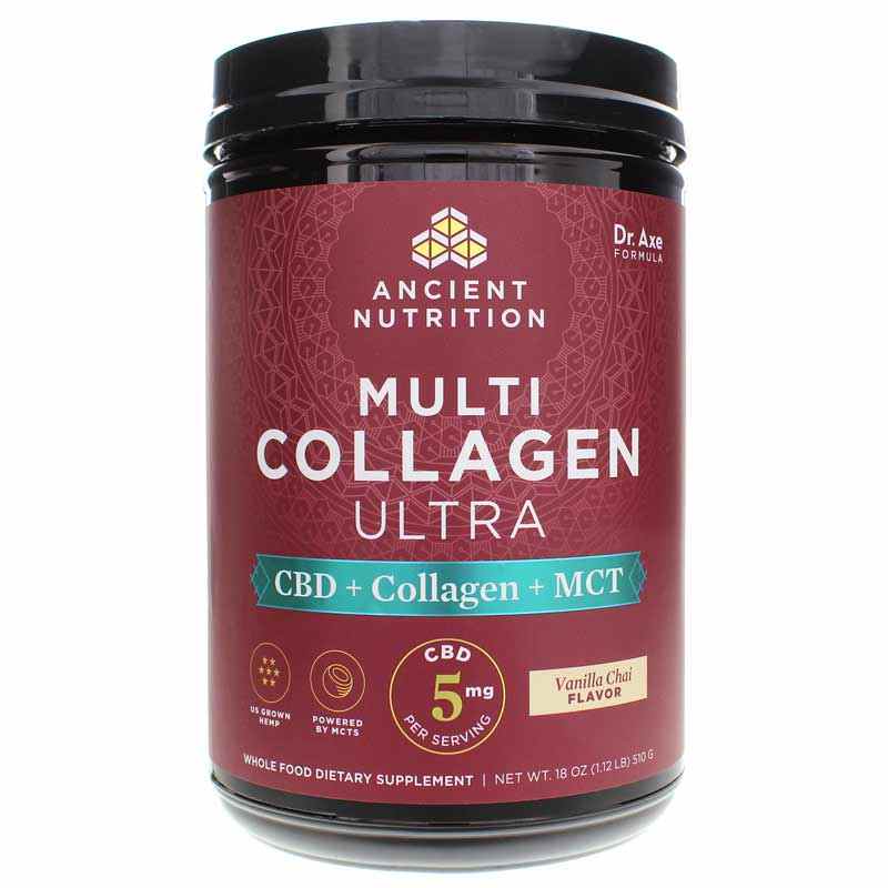 Multi Collagen Ultra with CBD + MCT, Ancient Nutrition