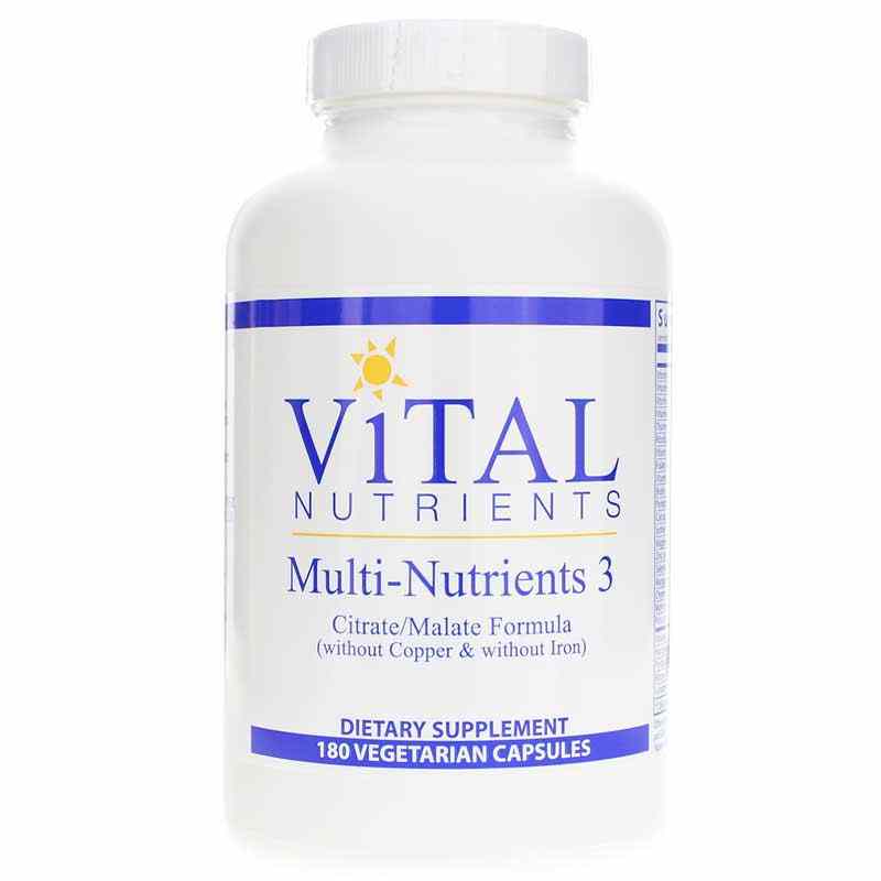 Multi-Nutrients 3 (without Copper & Iron), Vital Nutrients