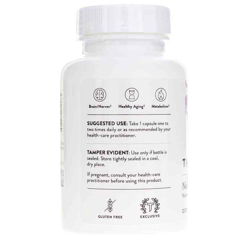 Thorne Research NiaCel 400 provides advanced support to enhance cellular  health and promote NAD+ production. It is designed for athletes and those  in