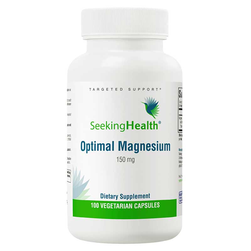 Optimal Magnesium 150 Mg, 100 Veg Capsules, SKH