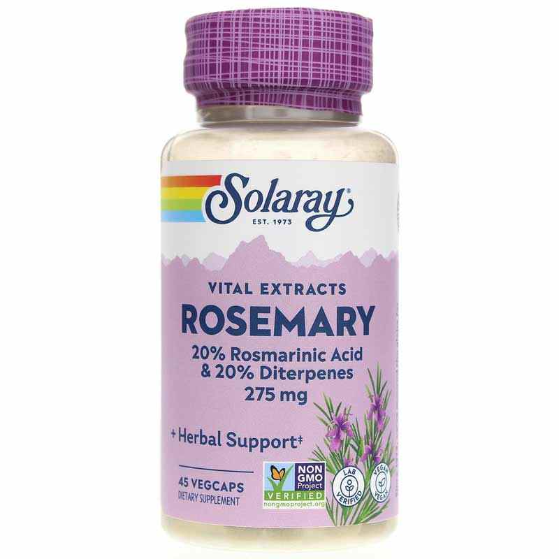 Rosemary Leaf Extract 275 Mg, Solaray