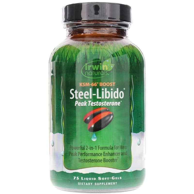 Steel Libido Peak Testosterone Irwin Naturals 6556