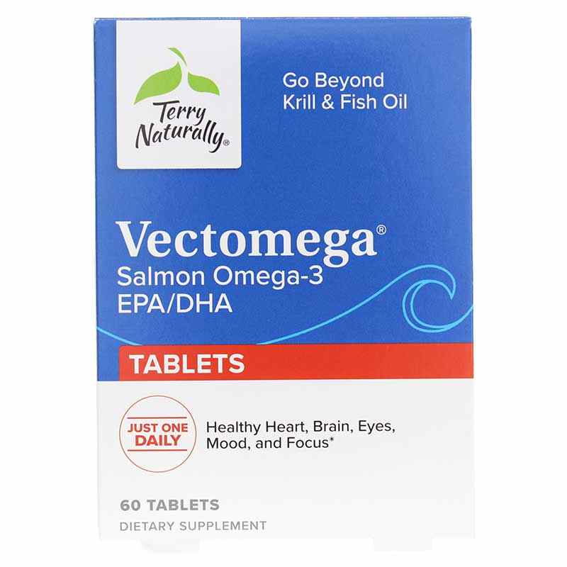 Vectomega Omega-3 Fatty Acid Complex Tablets, Terry Naturally