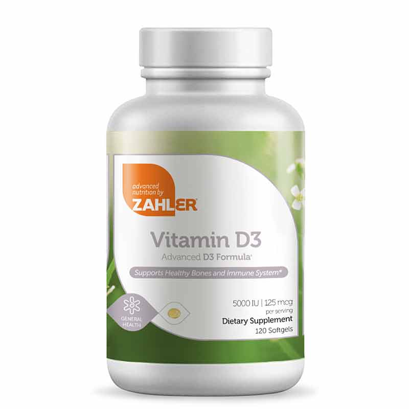 Vitamin D3 50000 IU (1250mcg), Zahler