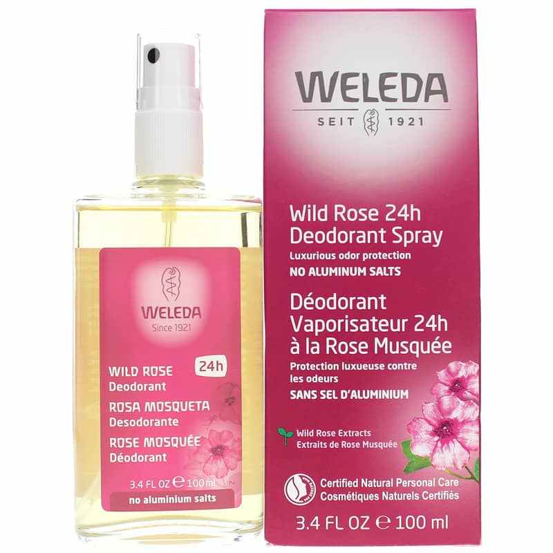 Wild Rose Deodorant Spray, Weleda